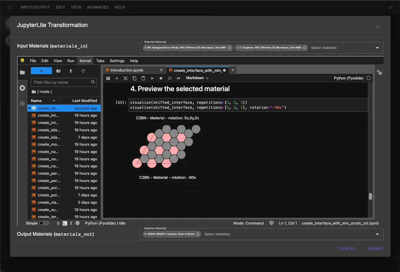 Gr/hBN Interface 